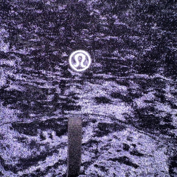 LTD Lululemon Velour Black Define Jacket 10 Crushed Velvet - Picture 8 of 8